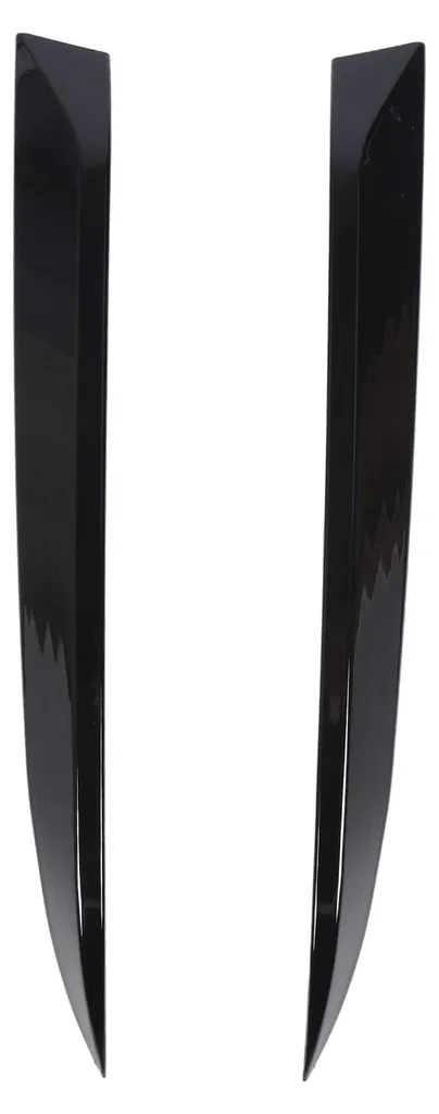 Ailerons latéraux de lunette arrière noir brillant pour BMW X6 E71 E72