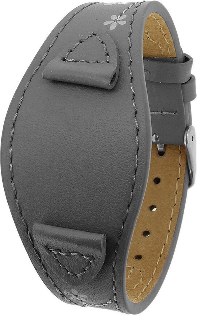 s.Oliver Unterlageband 14mm Leder grau Muster SO-3185-LQ SO-3184-LQ