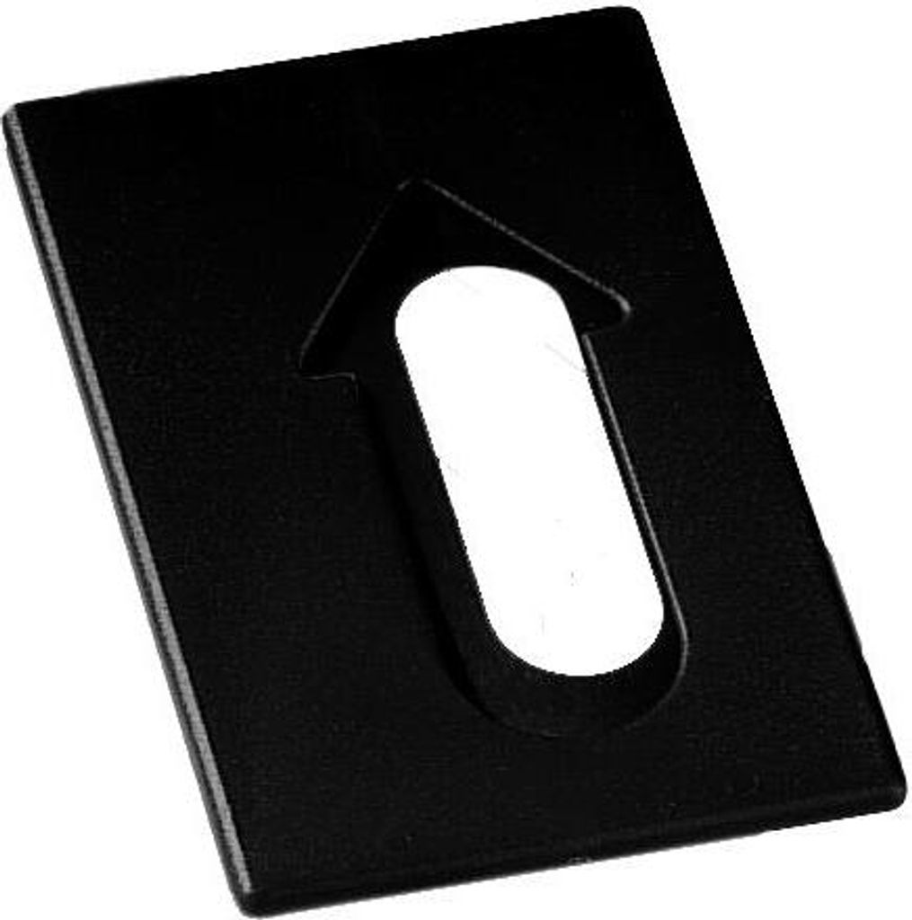 Kartenhülle "Plastic Card" Schwarz