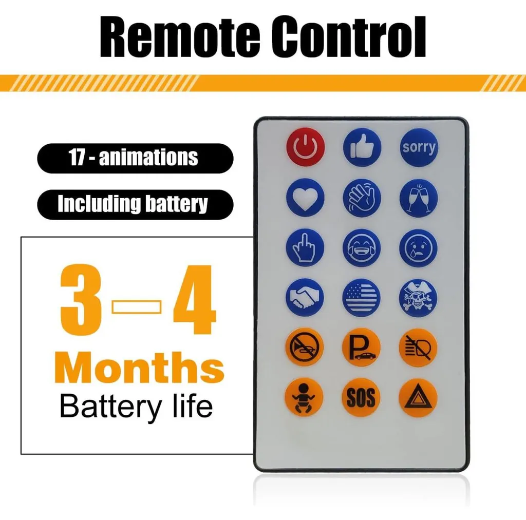 Écran LED voiture programmable 59 cm : rendez votre message enfin visible ! - 9