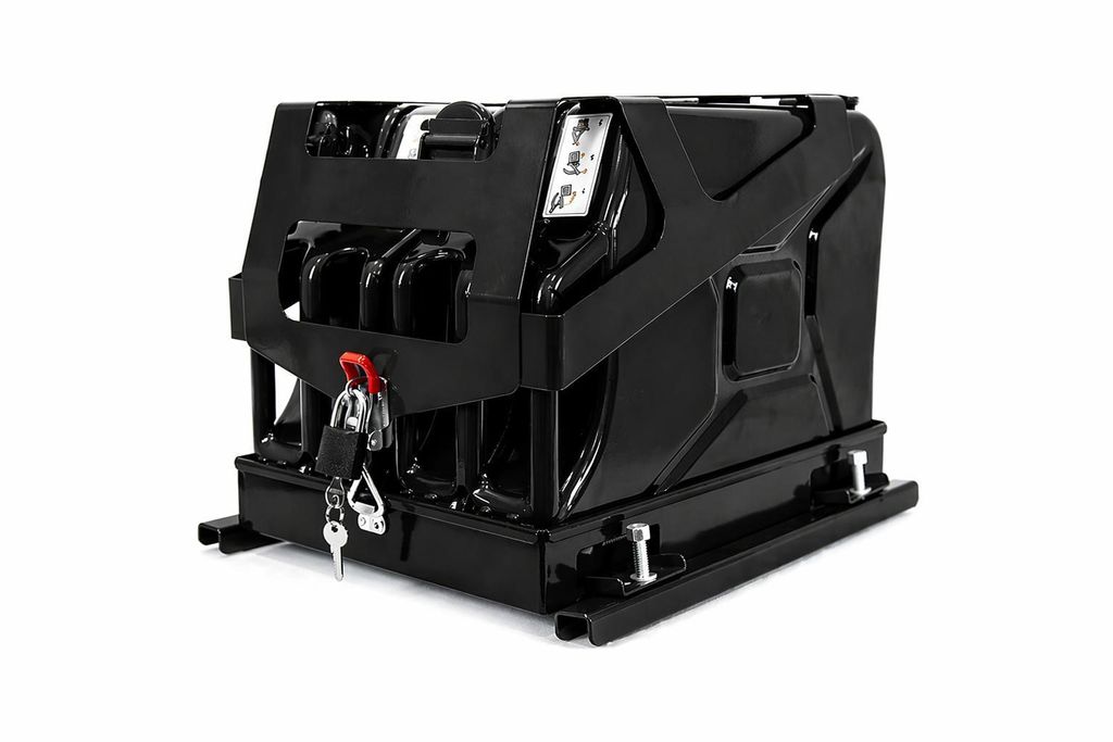 Support pour bidons 2 x 20 litres + 2 bidons de 20 litres + Image du produit 