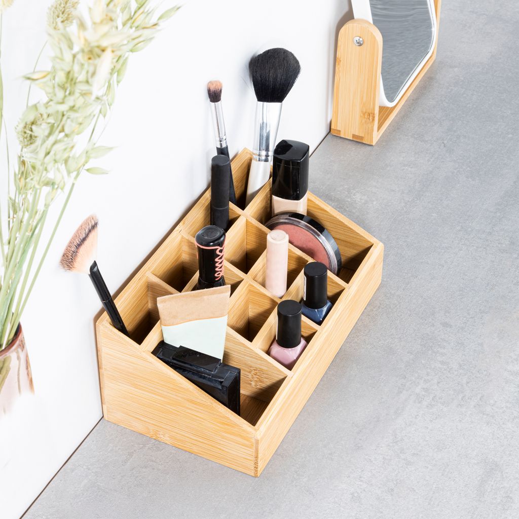 Make - Up Organizer aus Bambus Produktbild 
