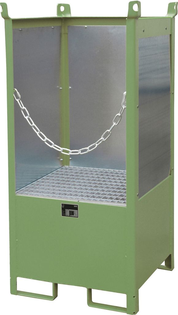 Bauer Fass-Stapelpalette FSP-1 G, lackiert, Resedagrün