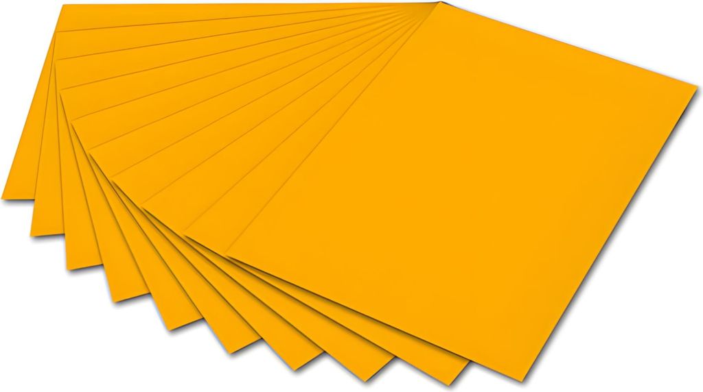 Folia 6145016 Karton fotograficzny - A4, ciemnożółty Zdjęcie produktu 