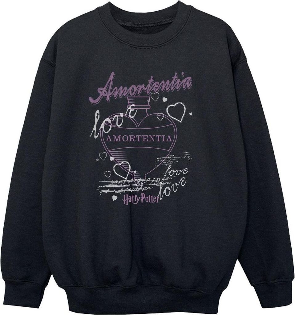 Harry Potter - "Amortentia Potion" Sweatshirt für Mädchen BI54112 (152-158) (Schwarz)