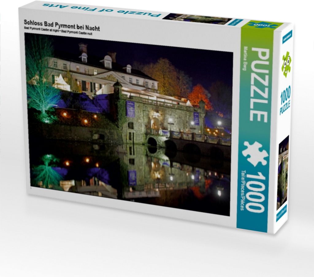 Calvendo Schloss Bad Pyrmont bei Nacht 1000 Teile Puzzle quer 640x480mm, Berg Martina; 7386136