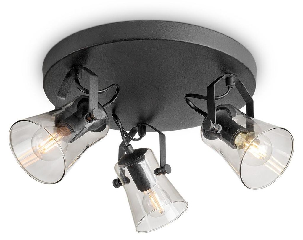 Home Sweet Home LED-Strahler - 23 x 30 x 18,5cm - Schwarz