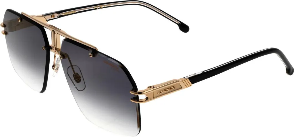 Carrera 1054/S RHLFQ 63 Lunettes de Soleil Pilote pour Homme Doré Noir
