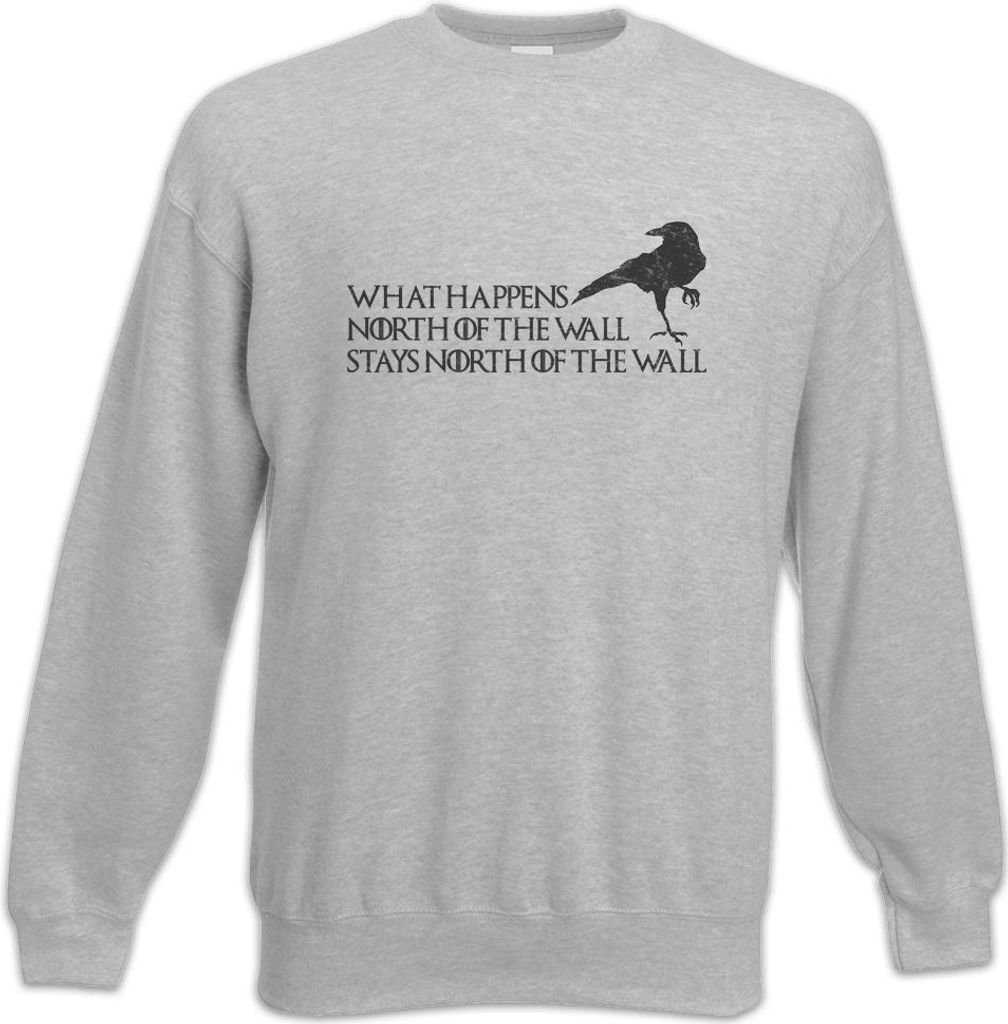 Urban Backwoods North Of The Wall, Sweatshirt, Farbe: Hellgrau, Größe: 2XL