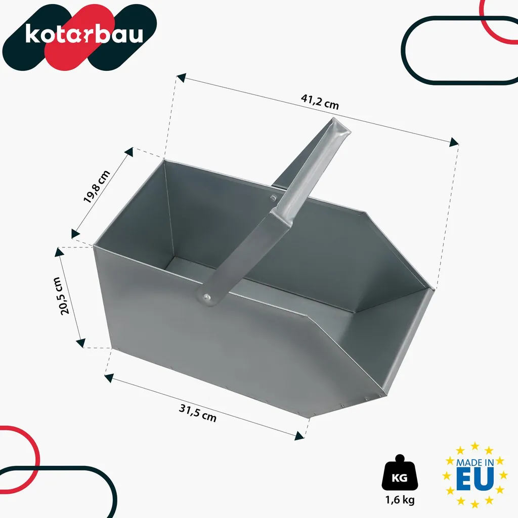 KOTARBAU Cassetta per la cenere Cassetta per il carbone Bricchetti Legno Coke Contenitore per la cenere Barbecue Accessori Cassetta per la cenere Cassetta per il carbone Scivolo per il carbone Rimozione Raffreddamento Stoccaggio - 3