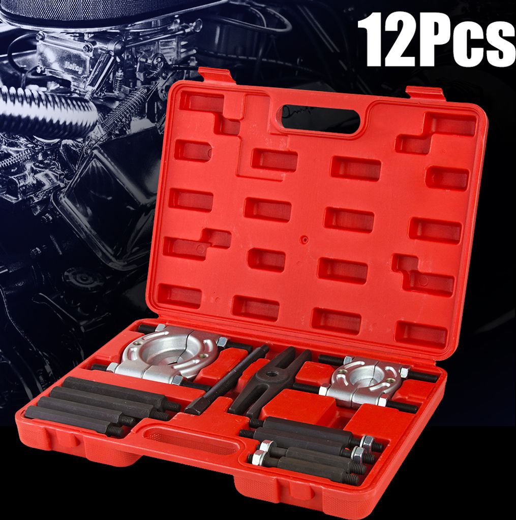 12 tlg Lagerabzieher Set Polradabzieher Trennmesser Satz Lager Abzieher