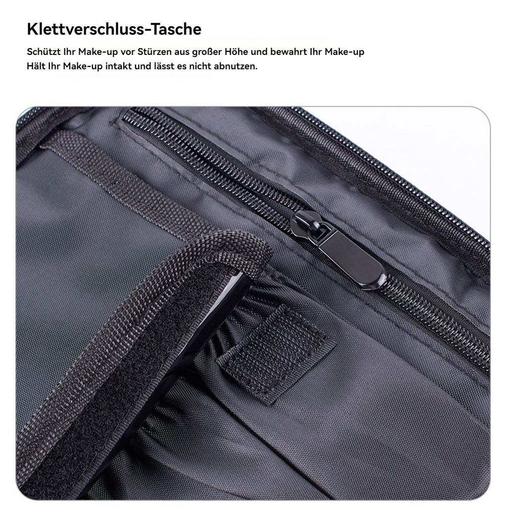 Yunlly 6er-Set Kosmetiktaschen Aus Nylon – Extra Groß, Mit Reißverschluss, Ideal Für Reisen & Aufbewahrung