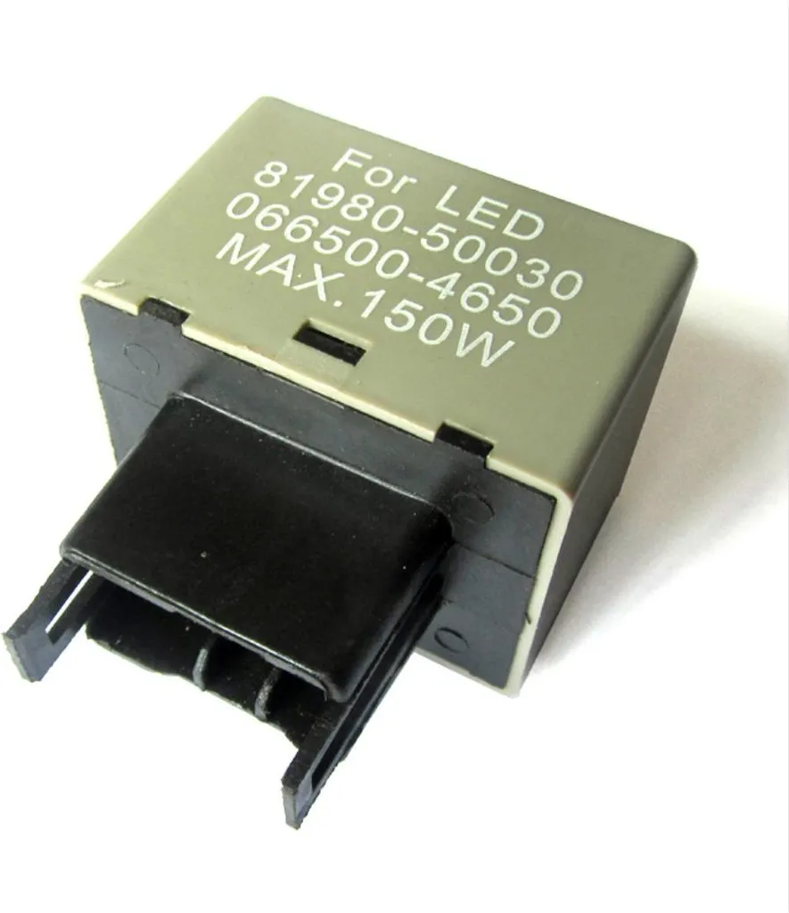 Relay 8 Pin Nero Universale per Auto - Controllo Totale Impianto Elettrico