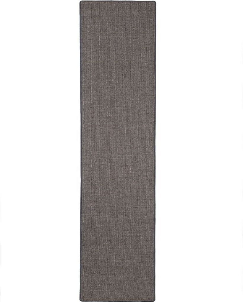 Naturfaser Teppich Sisal Läufer Einfarbig, Größe:100x200 cm, Farbe:Stone Mix