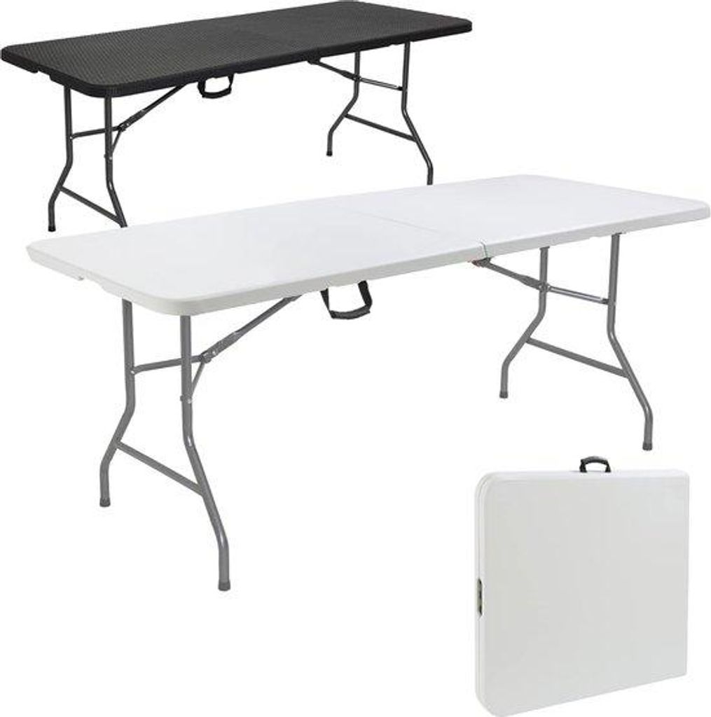 Inklapbare Campingtafel - 182x74cm - Vouwtafel für Outdoor-Partys