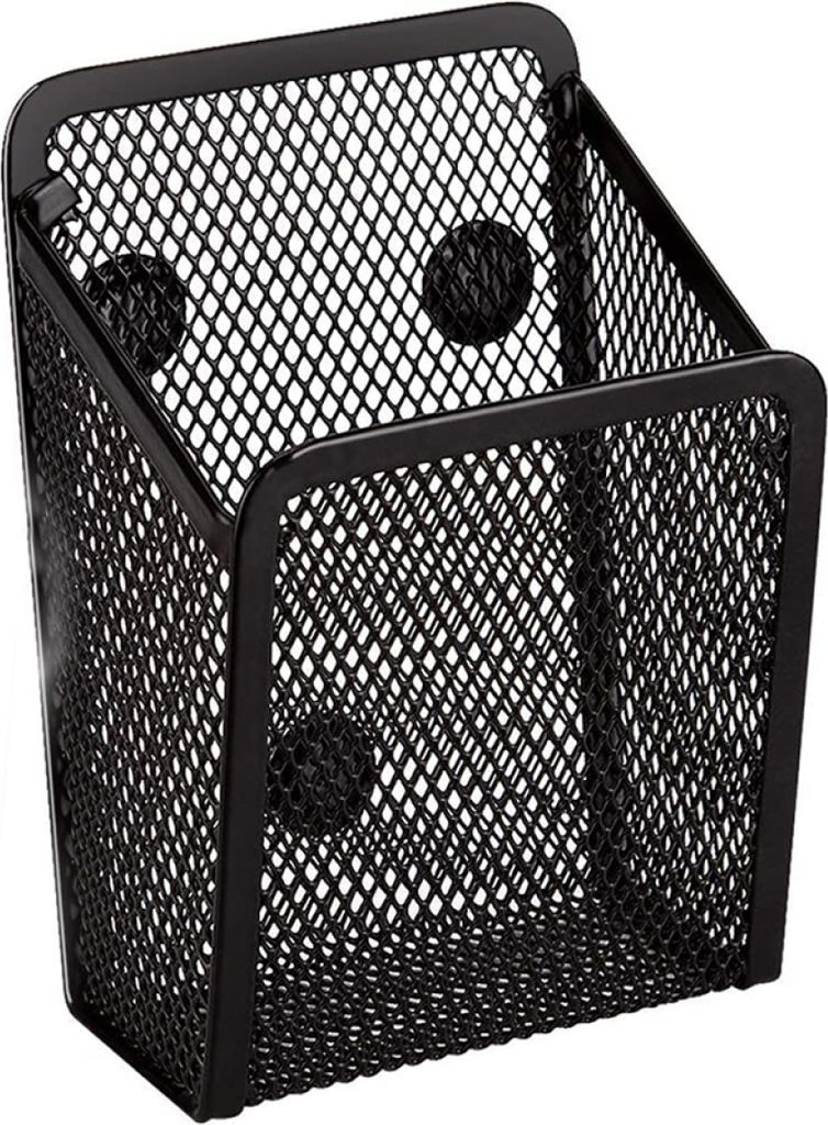 Magnetischer Stifthalter Netzaufbewahrungskörbe mit starkem Magneten Kühlschrank Küchenorganizer Schreibtischorganizer Schließfachzubehör – ...