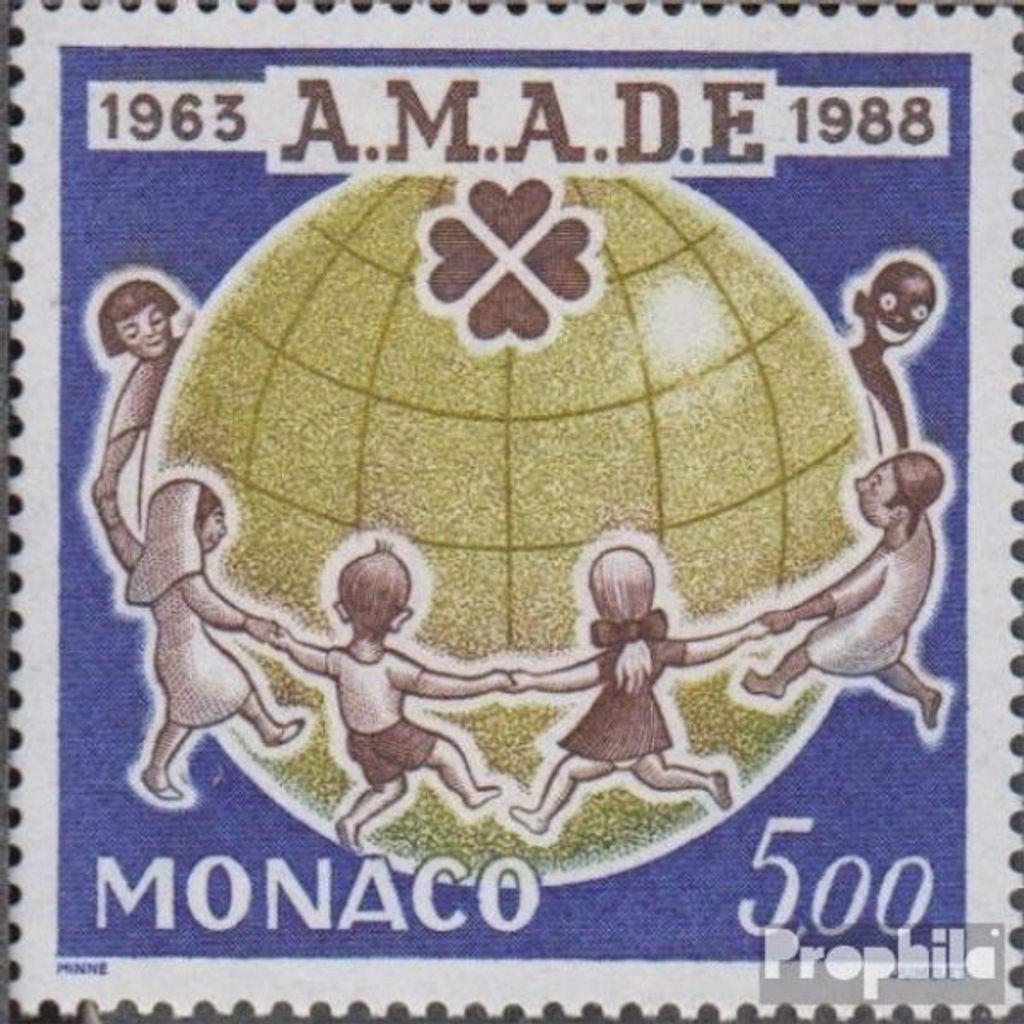 Briefmarken Monaco 1988 Mi 1858 (kompl.Ausg.) postfrisch AMADE