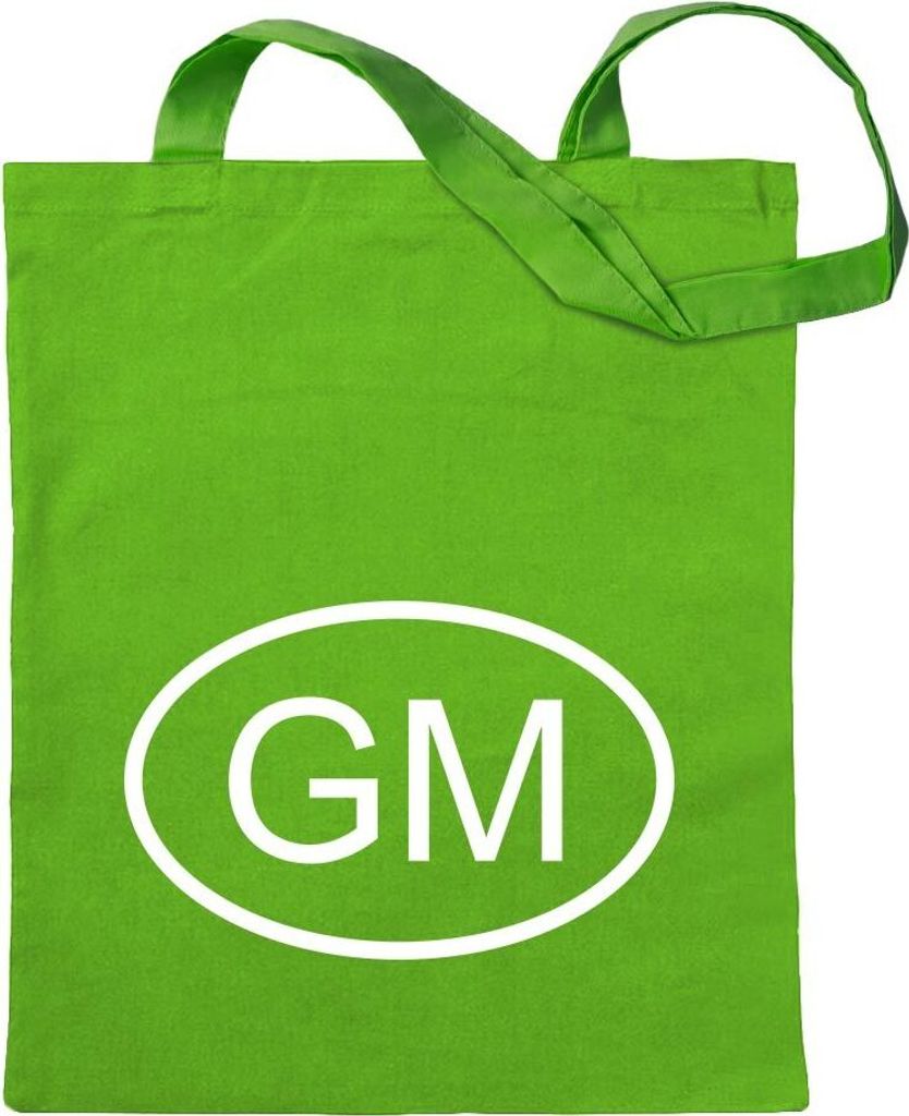Kiwistar - Baumwolltasche - hellgrün - Gambia GM - Turnbeutel Fun Rucksack Sport Beutel Gymsack Ziehgurt