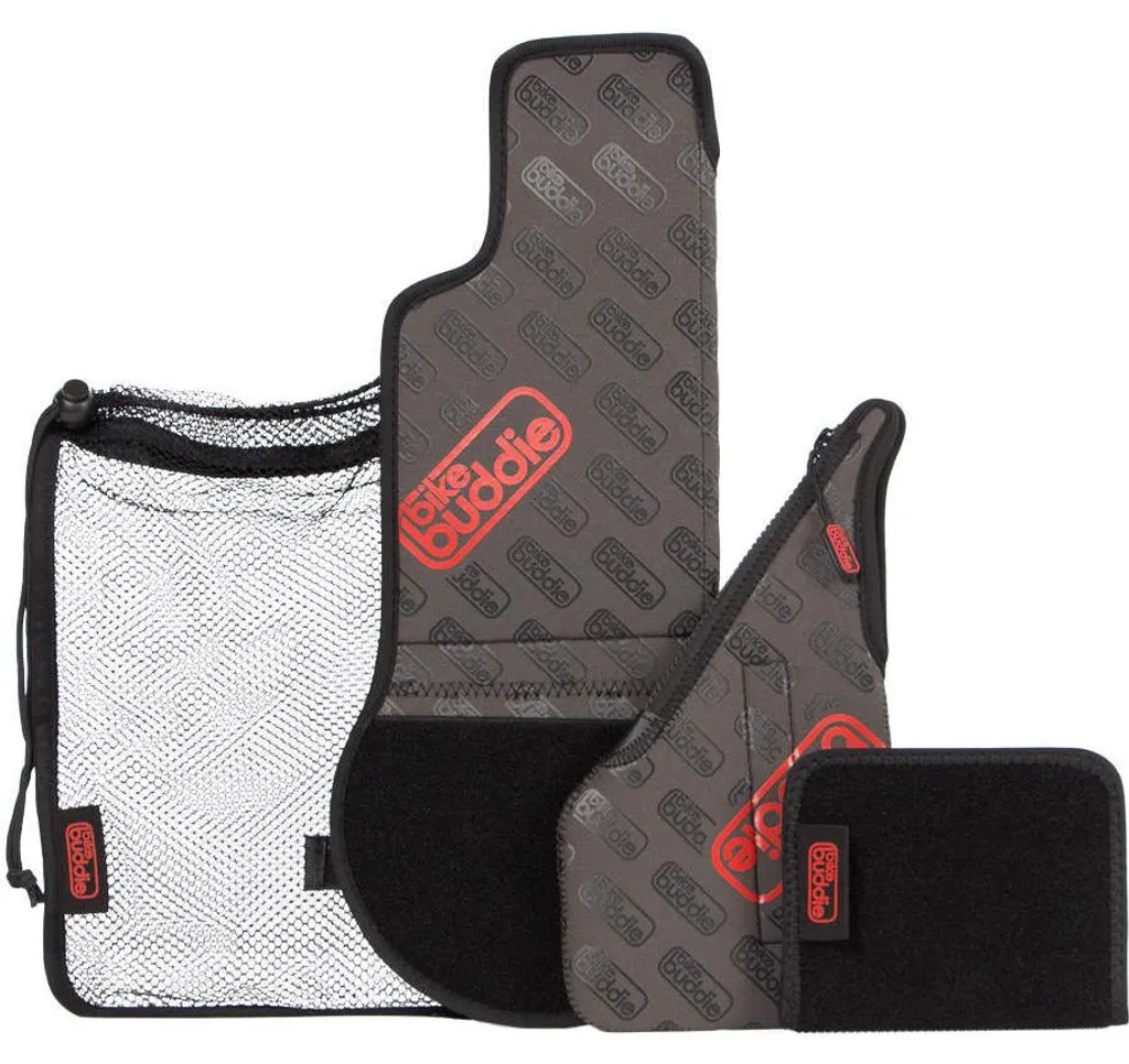 Protection porte-vélos Elvedes Bikebuddie pour transport sécurisé gris
