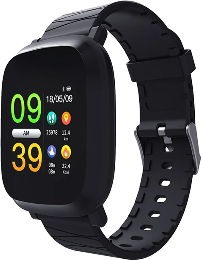 Cinturino Smartwatch M30 Nero TPU High-Grade | Ricambio Original Fit