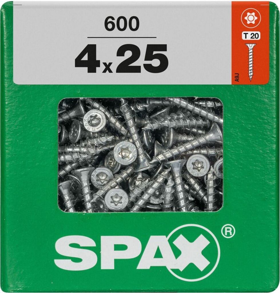 Spax Universalschrauben 4.0 x 25 mm TX 20 - 600 Stk.
