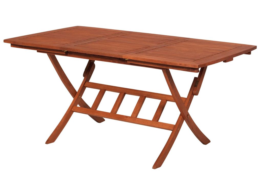 Merxx Gartentisch 110 (160) x 90 cm, klappbar, ausziehbar - Produktbild 