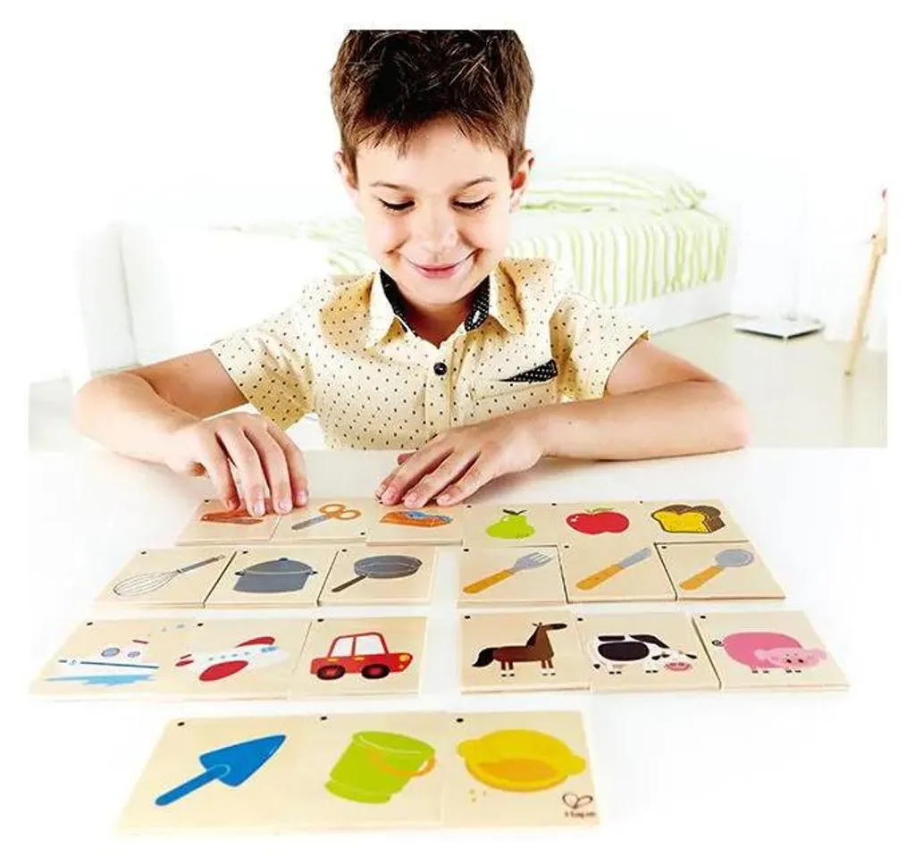 Trio éducatif Hape E6316 en bois - Apprendre à compter et trier