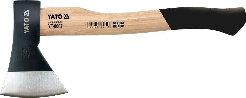 Ascia, accetta da 800 g, manico in legno di hickory, 38 cm