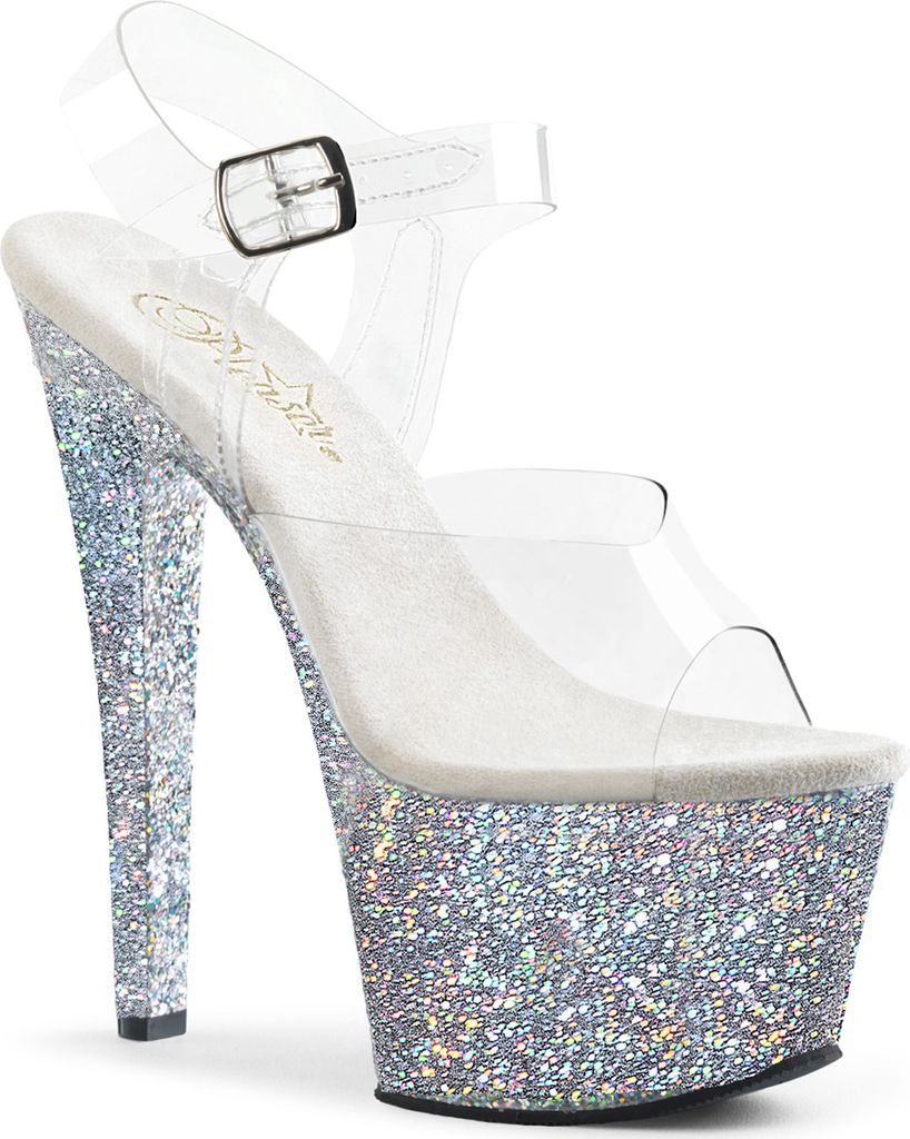 SKY-308LG Damen Sandale von Pleaser, Transparent EU 37, US Produktbild 