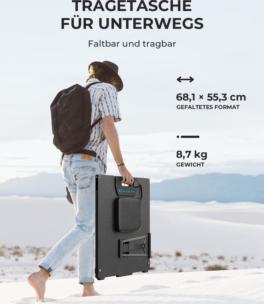 BLUETTI AC180 mit MP200 Solar Stromerzeuger kit, 2 1800W Produktbild 12