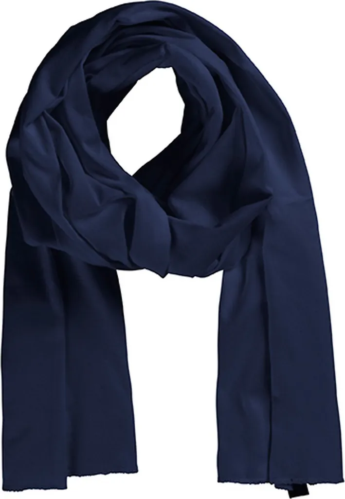 Neutral O93010 | Sciarpa da uomo Sciarpa / 100 % cotone equosolidale / 180 x 40 cm - Colore: Navy - Dimensioni: 180 x 40 cm