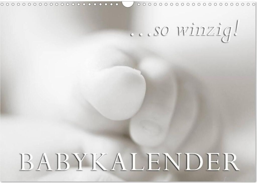 ...so winzig - Babykalender (Wandkalender 2026 DIN A3 quer), CALVENDO Monatskalender