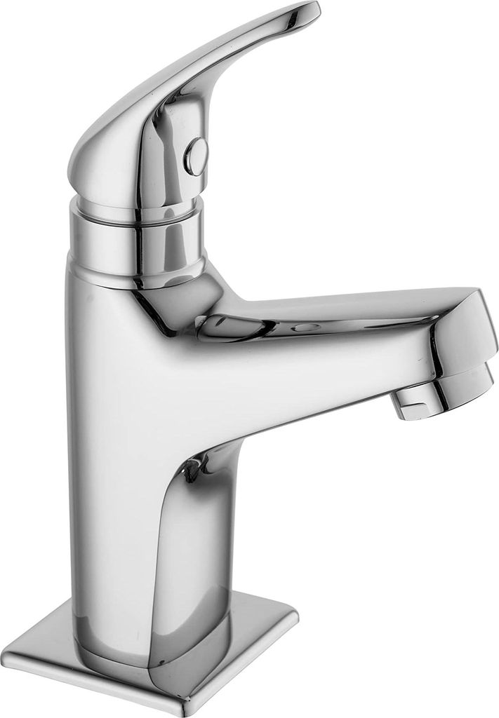 sanicomfort Kaltwasserhahn LISSABON – Kaltwasserarmatur für Waschbecken, Gäste-WC oder Küche – Hochwertige Waschtischarmatur aus Messing, ch...