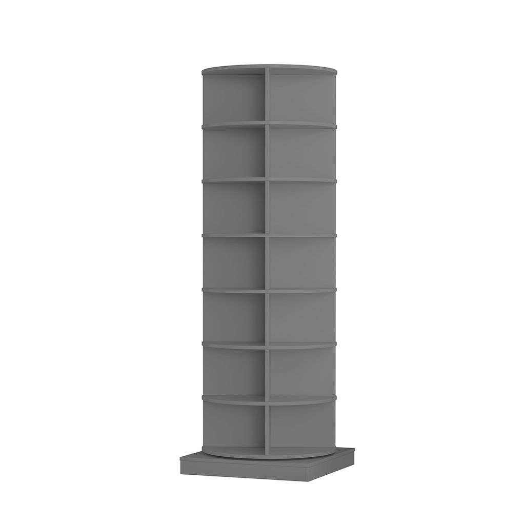 Schuhschrank 360° Drehbarer 7 Schichten Schuhregal Hält bis zu 28 Pariser Schuhe