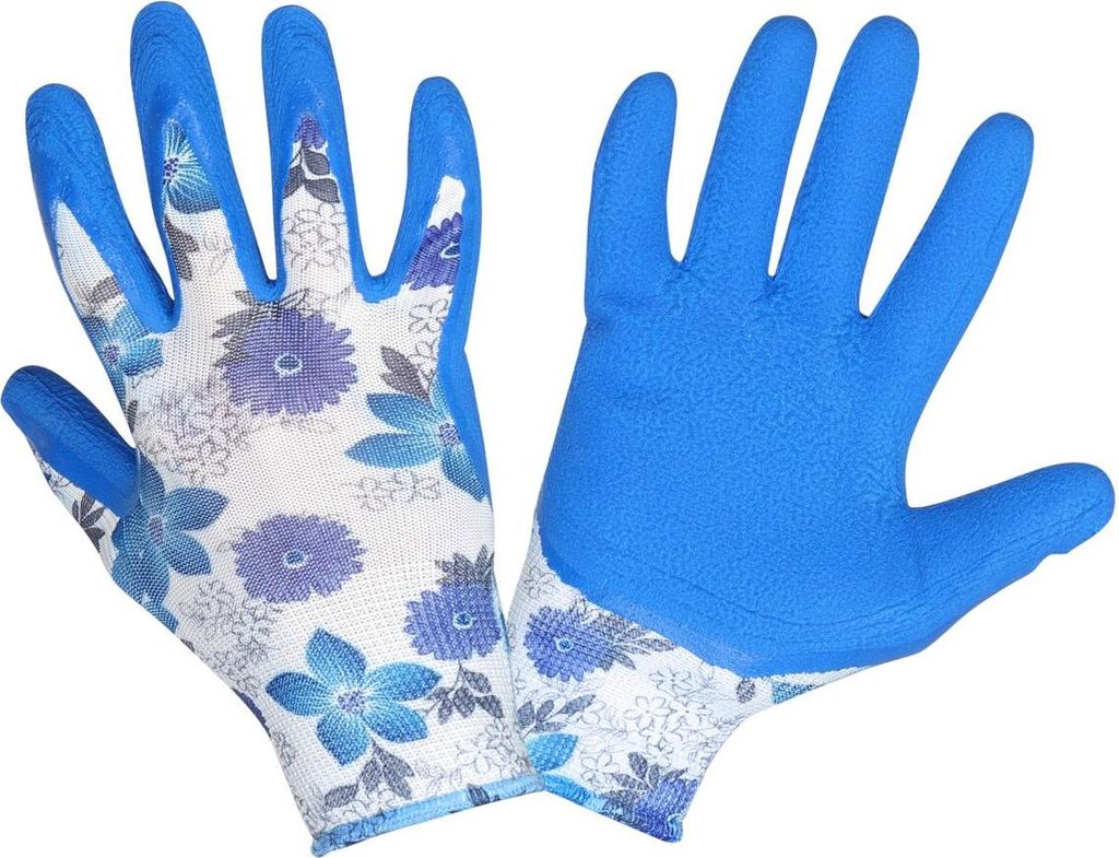 Lila Latexhandschuhe L211508P, Karte, "8", Ce, Lahti