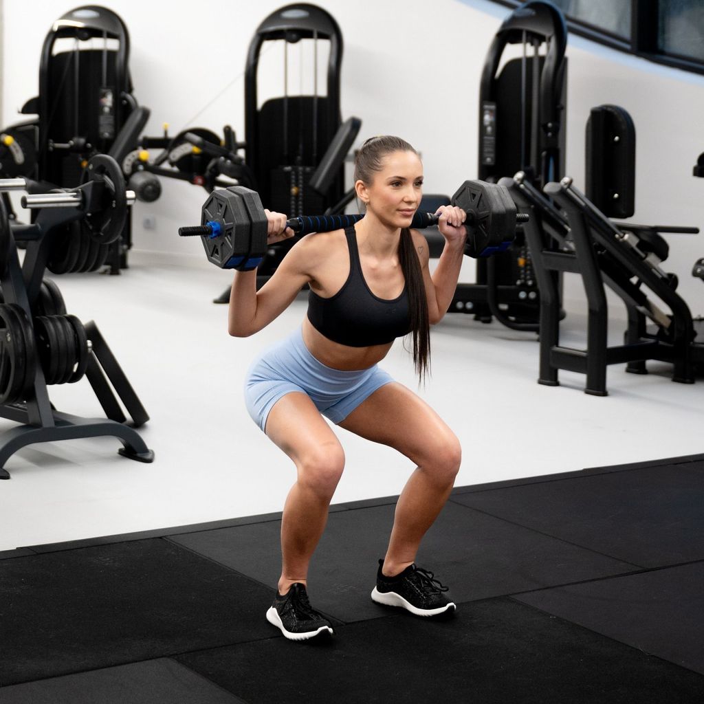 Gymtek® Sada činek a tyče - 2x15 kg - nastavitelné činky, Obrázek produktu 4