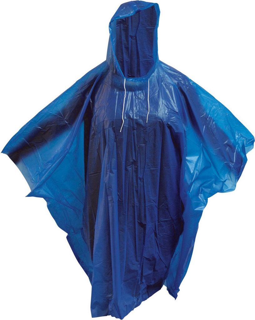 Regenponcho, unifarben, blau Produktbild 