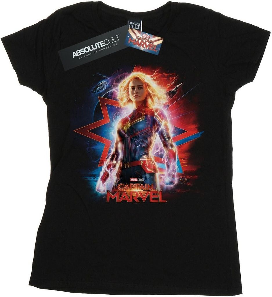 Marvel - T-Shirt für Damen BI16583 (L) (Schwarz)