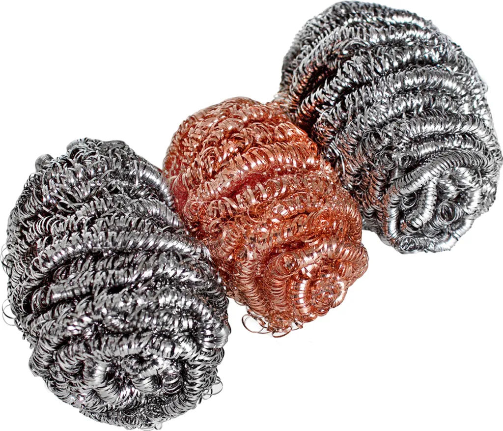 Spirale en Acier Inox Spirinett Inoxydable et Durable Lot de 3 Éponges