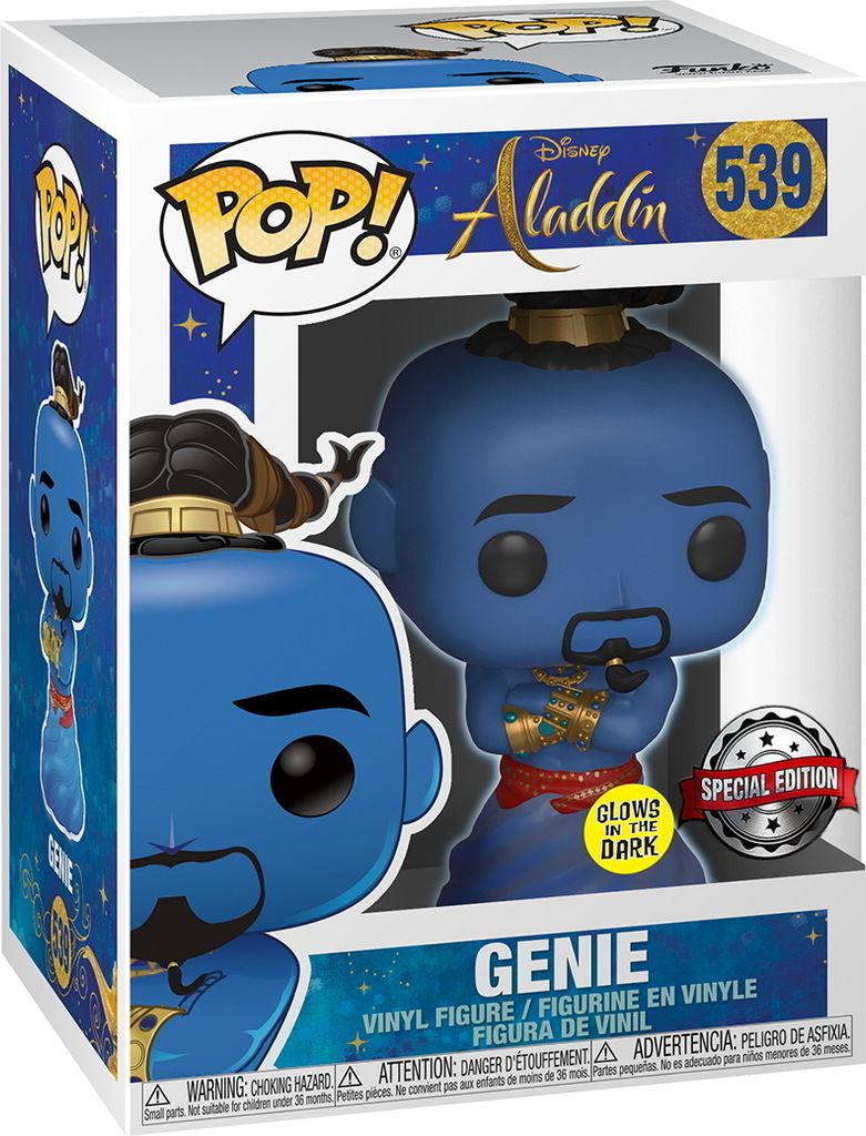 Disney Aladdin - Genie 539 Special Edition Glows in the Dark - Funko Pop! - Vinyl Figur