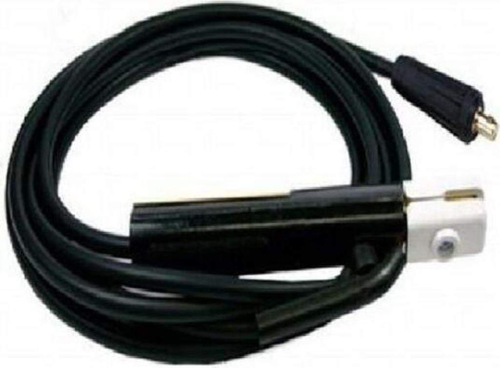 Schweißkabel 25mm² / 5m mit Elektrodenhalter + 13mm Stecker DX50 Schweißleitung