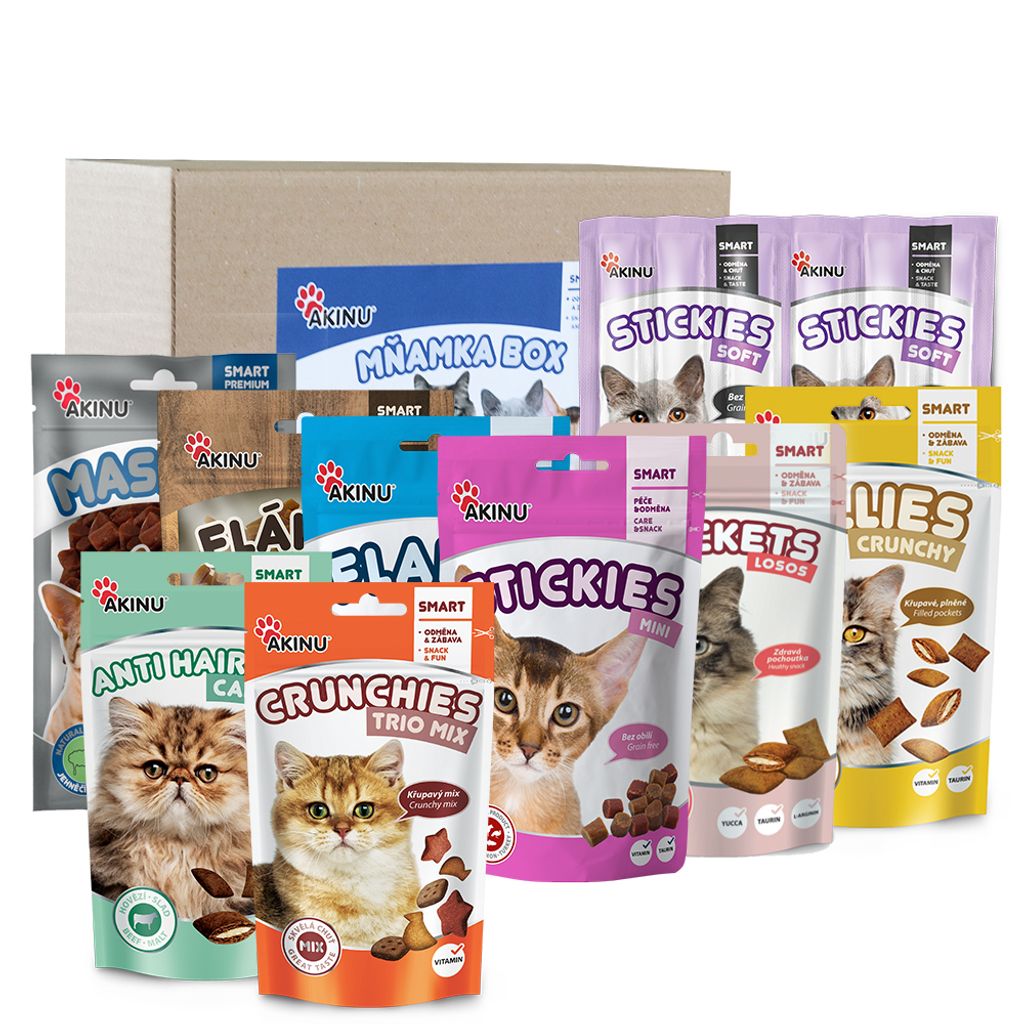 Akinu MŇAMKA BOX Pamlskový balíček pro kočky Obrázek produktu 
