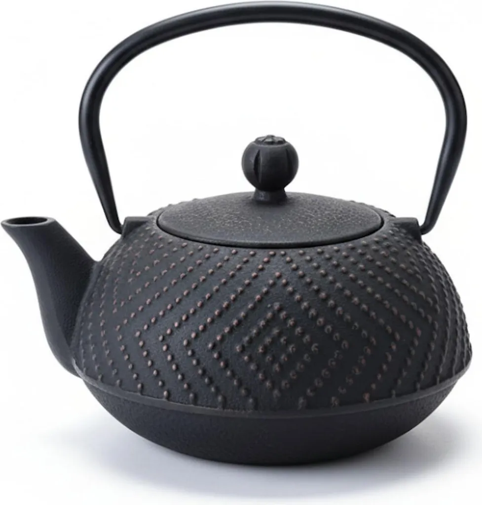 KAMIN Teiera Ghisa 900 ml | Bollitore Design con Infusore Integrato