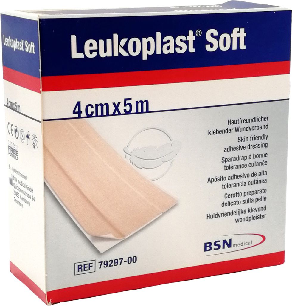 BSN Leukoplast Cerotto per medicazioni morbide 4 cm x 5 m Immagine del prodotto 