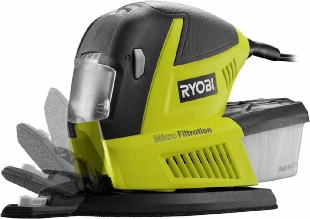 Ryobi RMS180-S Palm Sander 180W 30 (Delta 1/3 Extension Sheet) 12000 U/min