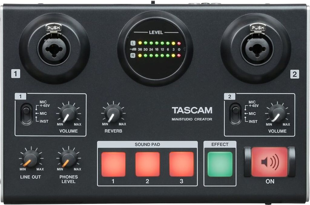 Tascam US-42B - MiniStudio-Series  Creator  - USB audio Zdjęcie produktu 
