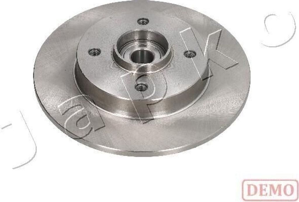 2x JAPKO Bremsscheibe 610618C hinten passend für PEUGEOT 307 (3A/C) 307 CC (3B)