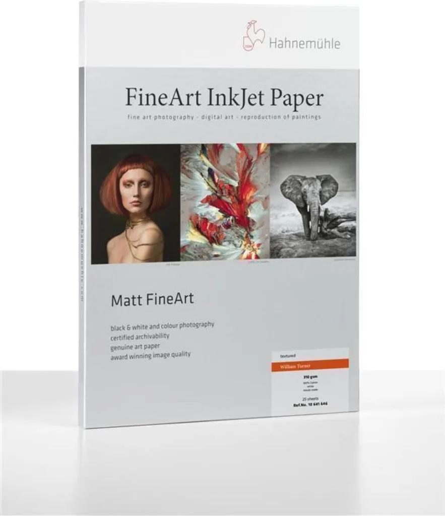 Papier Photo Fine Art A3 Hahnemühle William Turner 310g pour Aquarelle