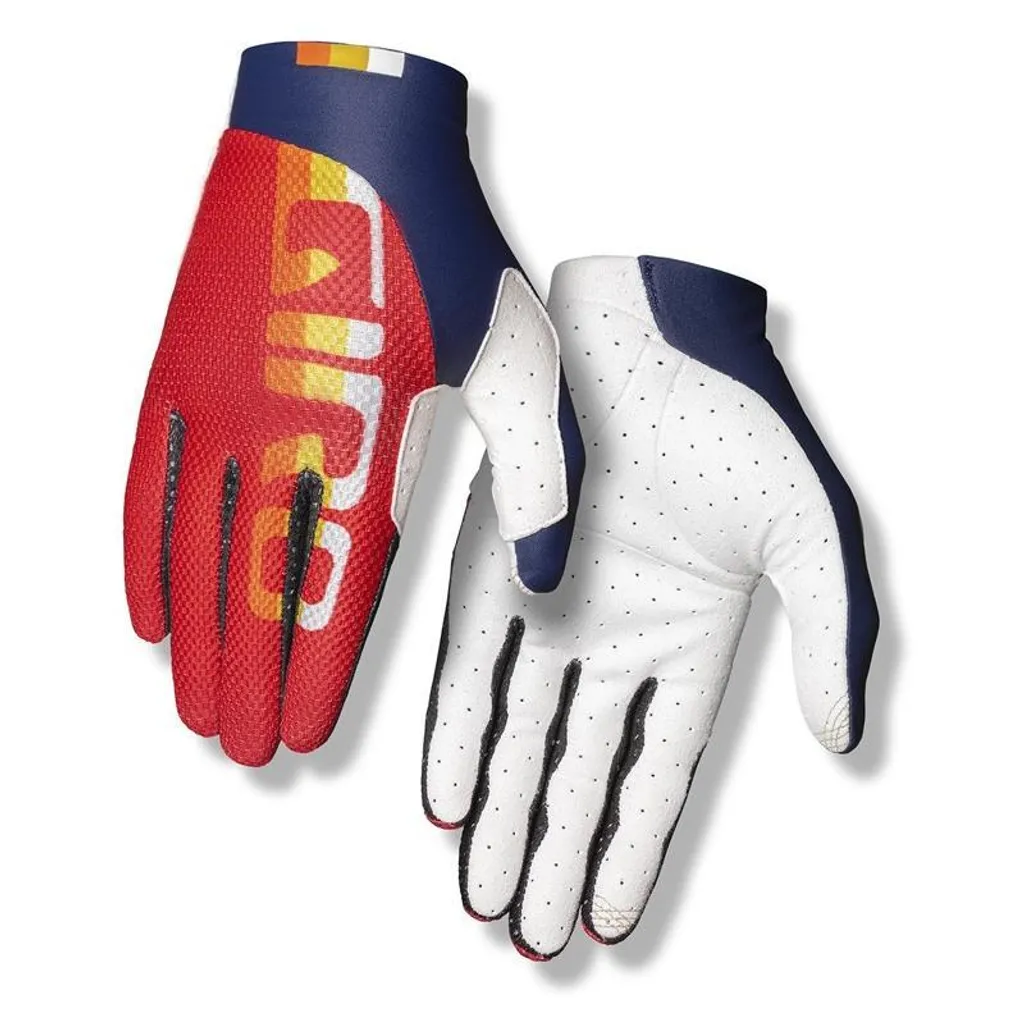 Gants Giro Trixter Longs Respirants Coloris Rouge Blanc Taille M