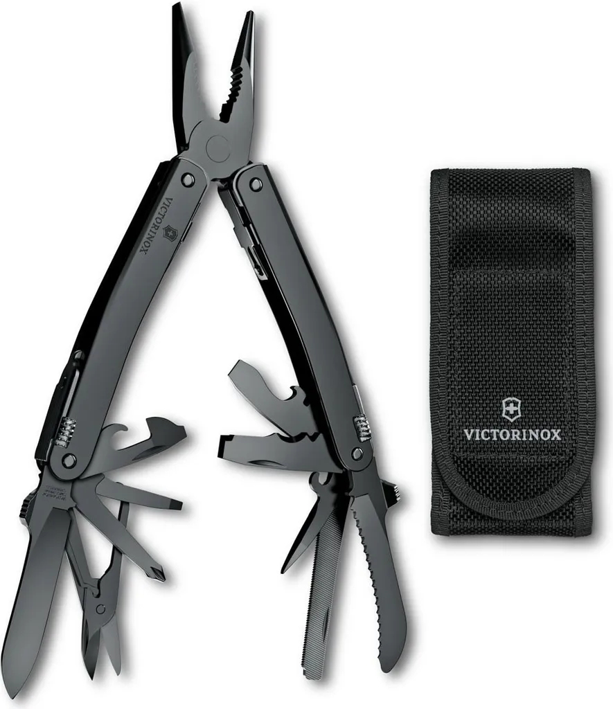 Swiss Tool Spirit MXBS noir avec étui nylon - Outil multifonction 24 fonctions
